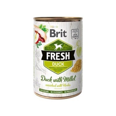 Brit Fresh Duck/Millet k 400g качка, пшоно д/собак 1111153754 фото