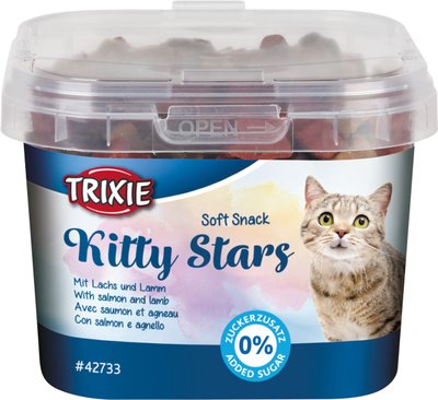 Вітаміни для котів Відро пластик. Kitty Stars 140гр 1111139732 фото