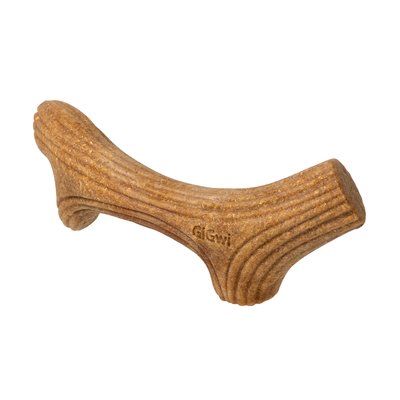 Іграшка для собак Ріг жувальний GiGwi Wooden Antler, дерево, полімер, M 2342 фото