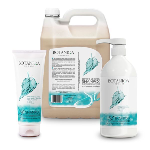 Шампунь заспокійливий для собак з чутливою шкірою Botaniqa Soothing & Shiny Coat, 250мл hltdgBO-SS250 фото
