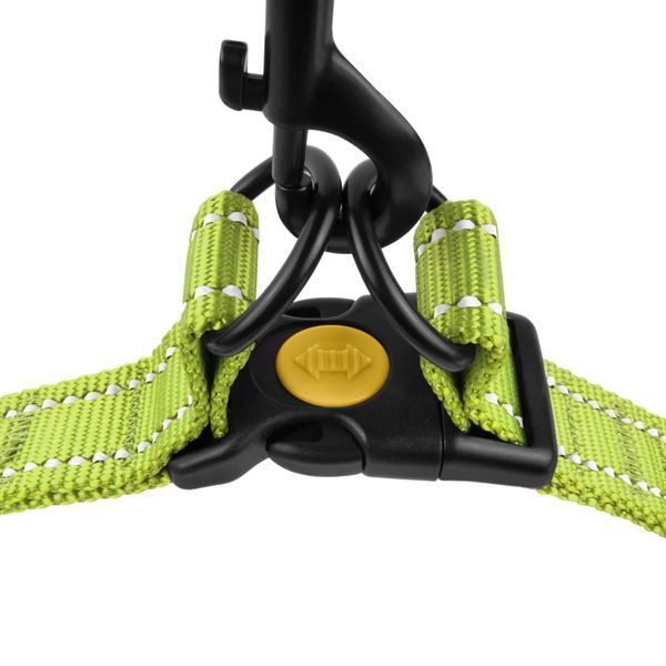 Шлея для Собак BronzeDog Active Нейлонова зі Світловідбиттям Cалатова S brks70/1305/Т фото