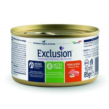 Консерва Exclusion Intestinal зі свининою для котів з порушенням травлення 85 г 8011259001917 фото