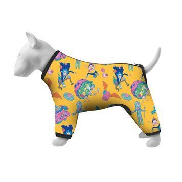 Вітровка для собак WAUDOG Clothes, малюнок "Рік та Морті 3", L55, В 77-79 см, С 50-55 см clr5355-0282 фото