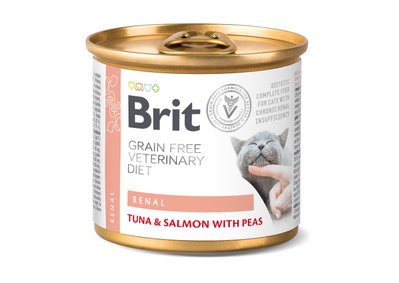 Консерва Brit GF Veterinary Diet Cat Renal 200 g 1111166665 фото