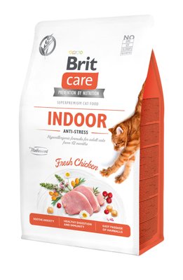 Brit Care Cat GF Indoor Anti-stress, 0,4 кг (антистрес) 1111162368 фото