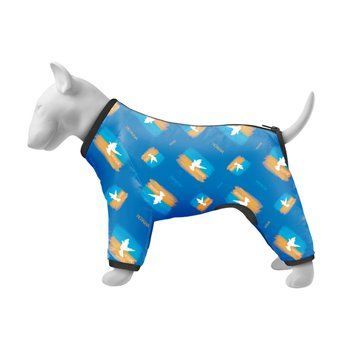 Вітровка для собак WAUDOG Clothes, малюнок "Прапор", XS22, В 30-34 см, С 19-21 см clr5322-0229 фото