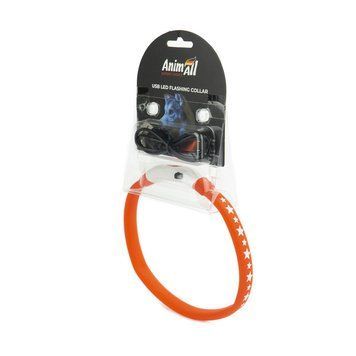 AnimAll 0167 нашийник LED-S 40 см червоний (з підзарядкою USB) tplx159879 фото