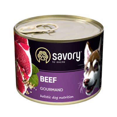 Savory Dog Gourmand яловичина k 200g 1111165048 фото