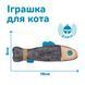 Іграшка для Котів Barksi Фетр Рибка з мотузкою Сіра XS 3505 фото 3