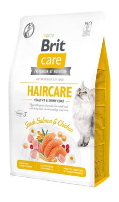 Brit Care Cat GF Haircare Healthy and Shiny Coat, 2кг (здоров'я шкіри та вовни) 1111162370 фото
