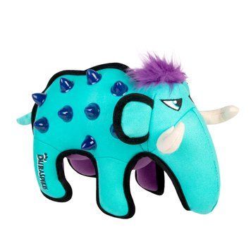 Іграшка для собак Мамонт GiGwi Duraspikes, бавовна, термопластична гума, 33 см 2346 фото