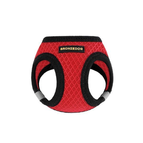 Шлея для собак Bronzedog Mesh Vest 3D сітка Червона 4XS brks83003/Т фото